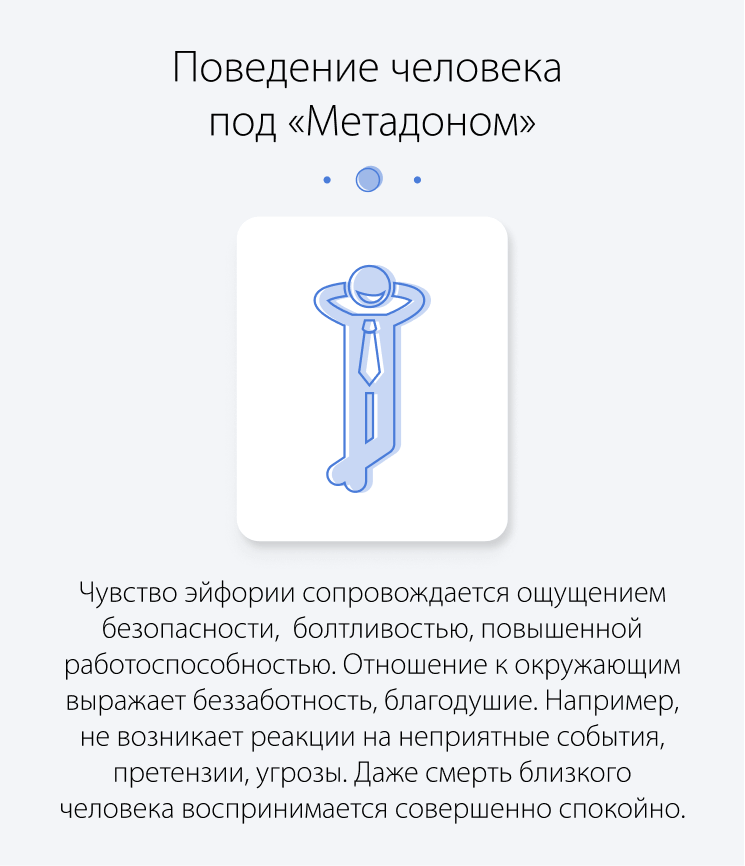 Поведение человека под Метадоном
