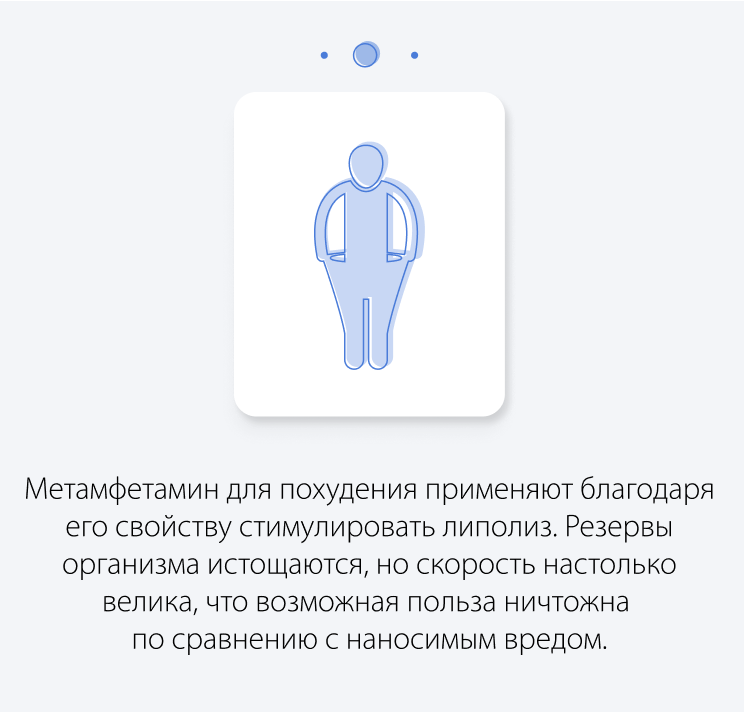 Метамфетамин при похудении