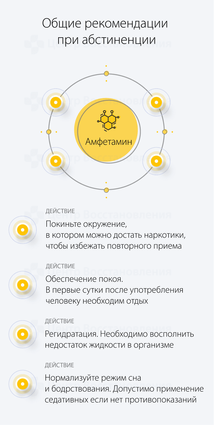 Общие рекомендации при абстиненции