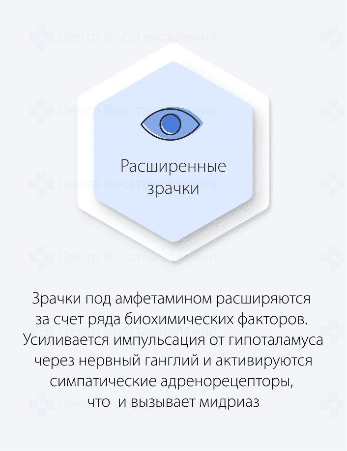 Зрачки под амфетамином