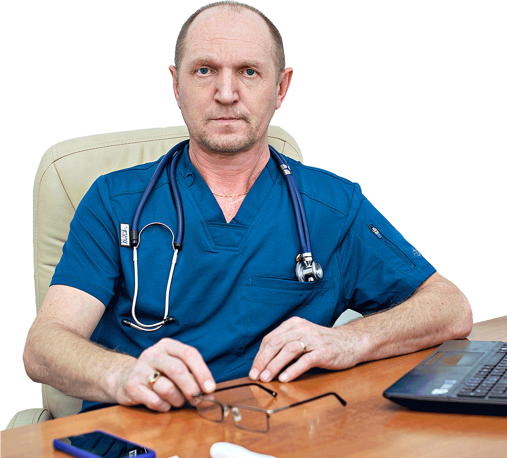 Главный нарколог клиники Власенко Юрий Михайлович